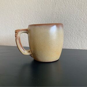 Frankoma Lazy Bones Rustic Brown Ceramic Mug
